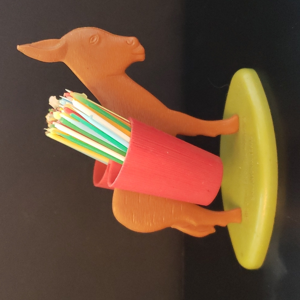 Donkey Plastic Vintage Toothpick Holder